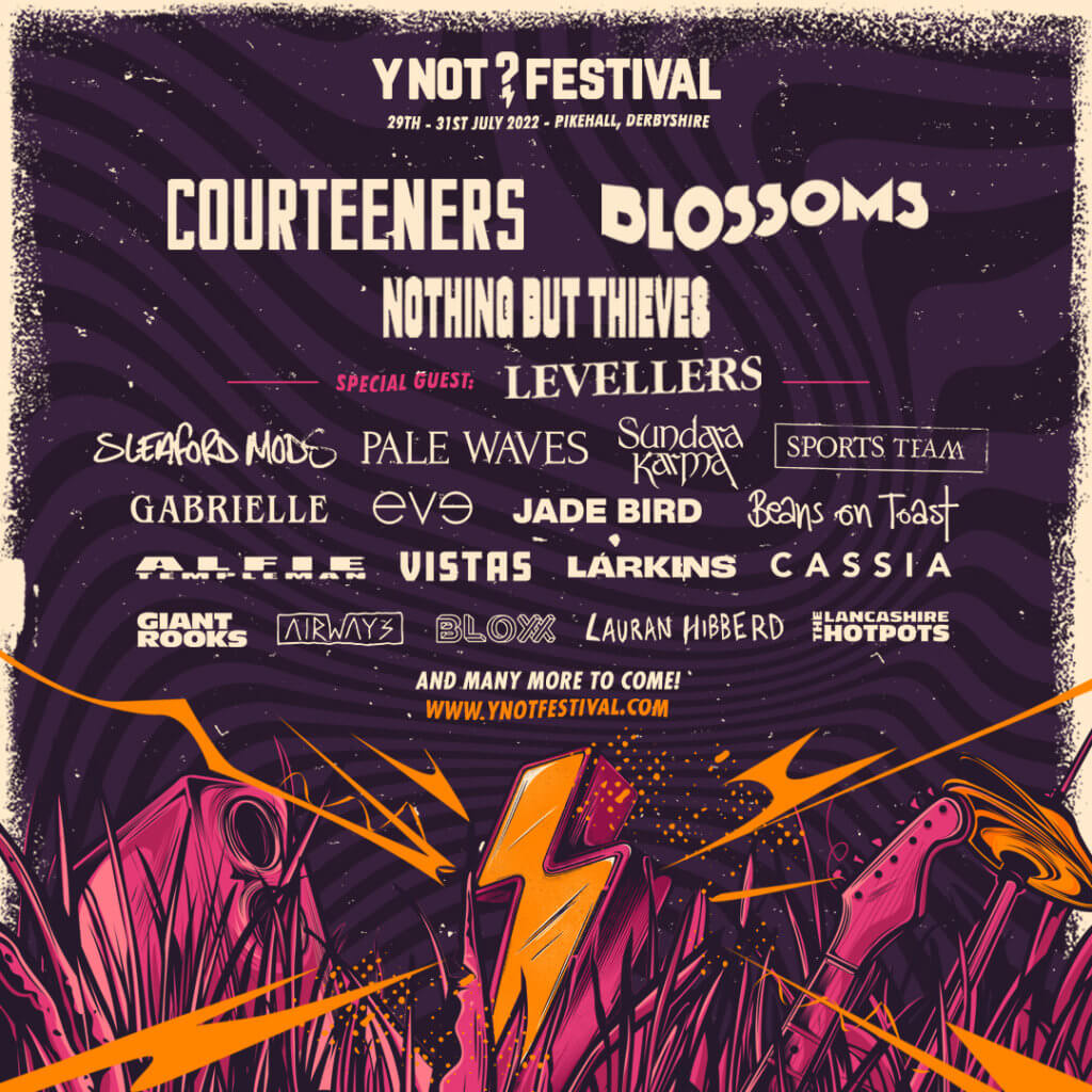 LINE UP FIRST WAVE 2022! Y Not Festival