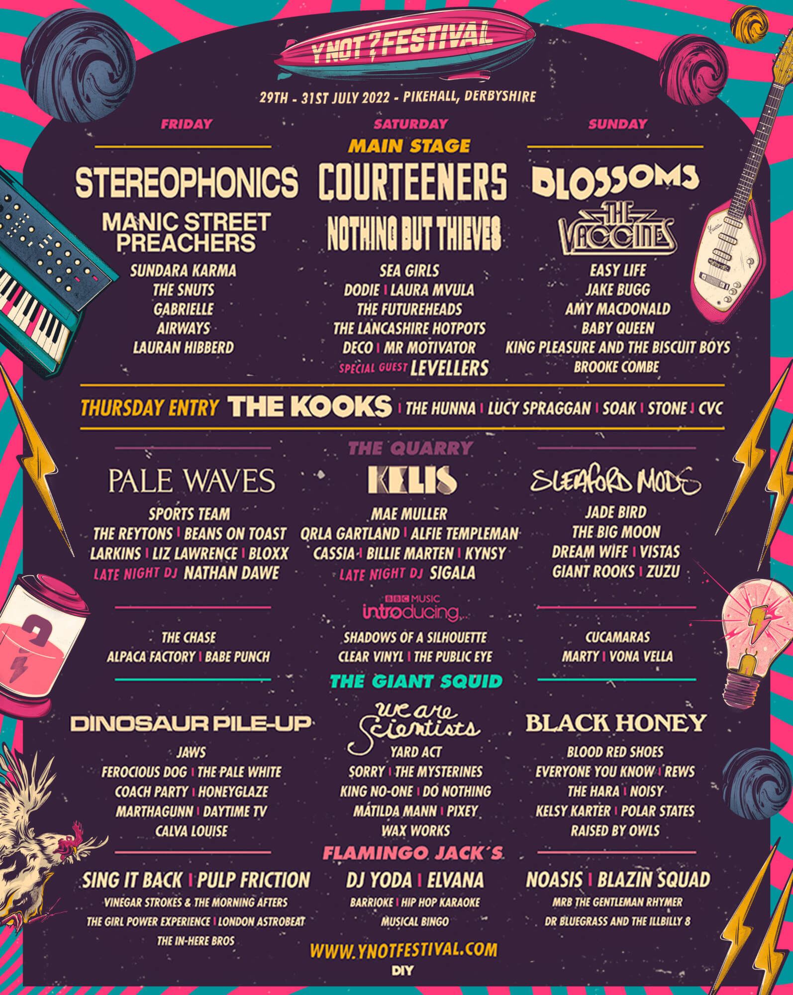 Y Not Festival poster