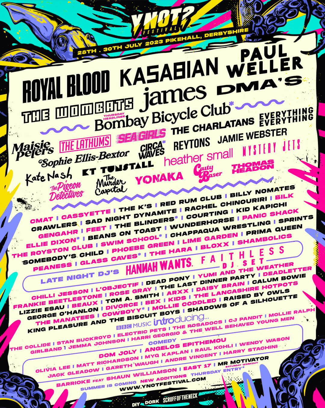 Y Not Festival poster